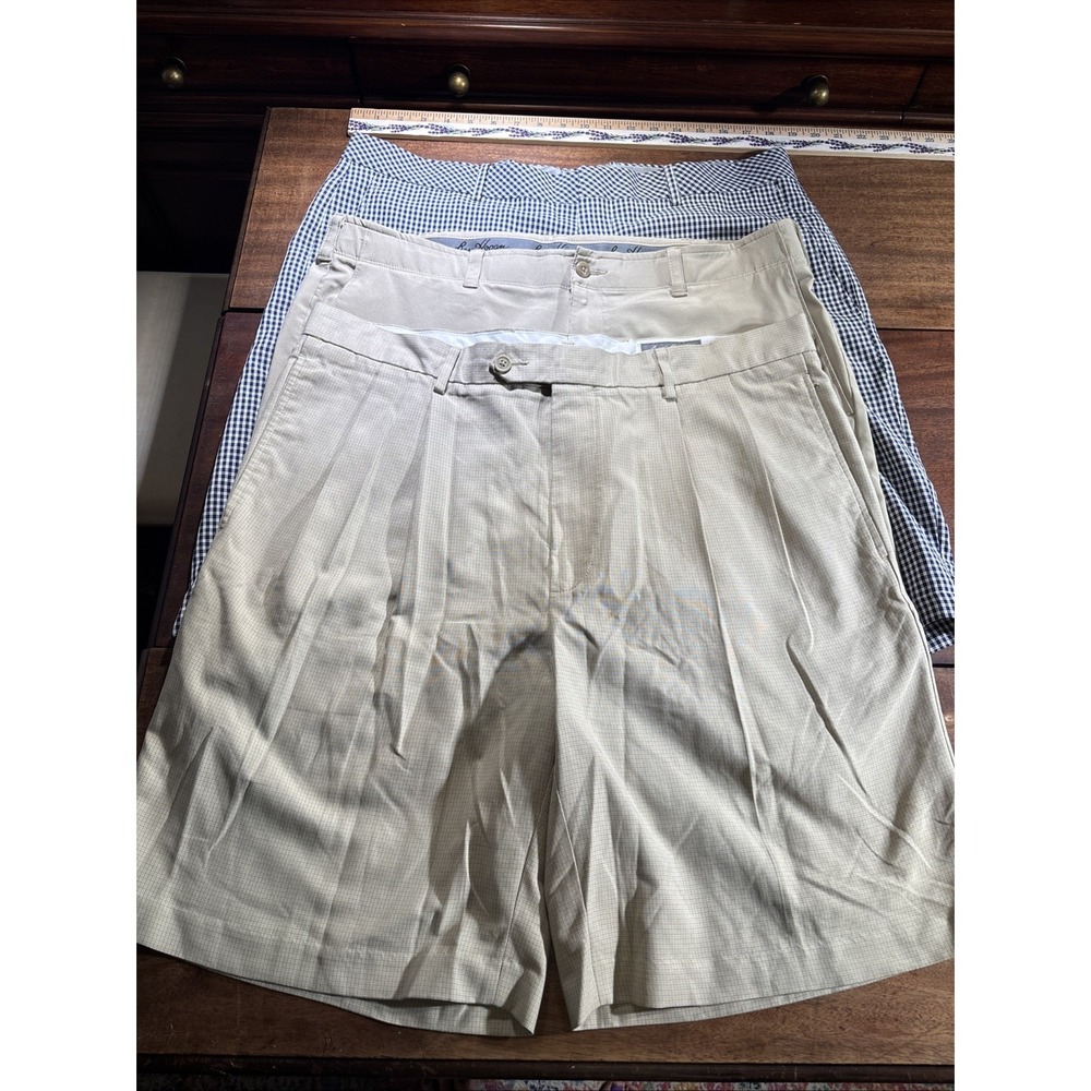 Lot Of Three Men's Sz 38 Golf Shorts. Daniel Cremieau, Ben Hogan, Walter Hagen